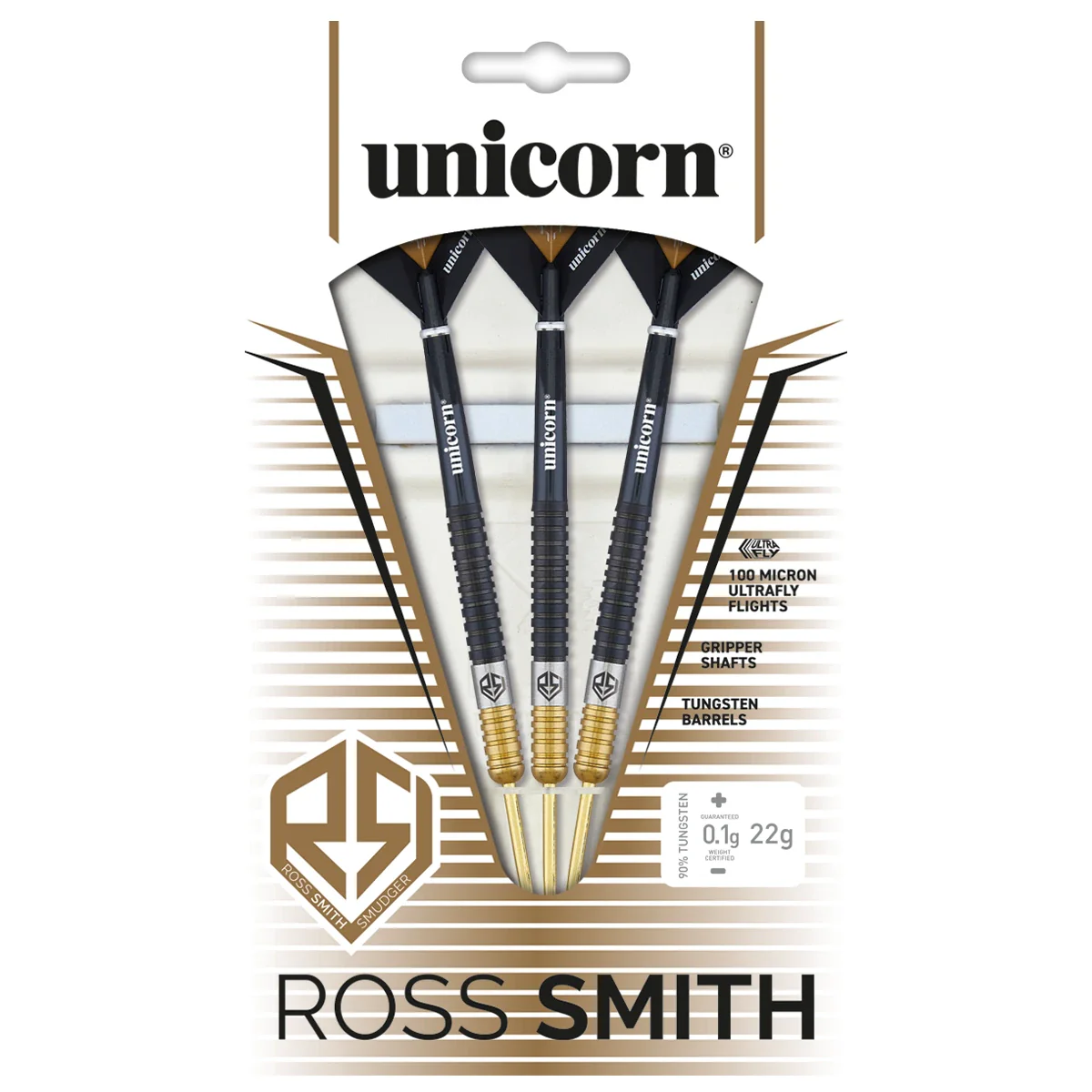 Unicorn Ross Smith TwoTone 90% Tungsten 22g Darts - Image 3