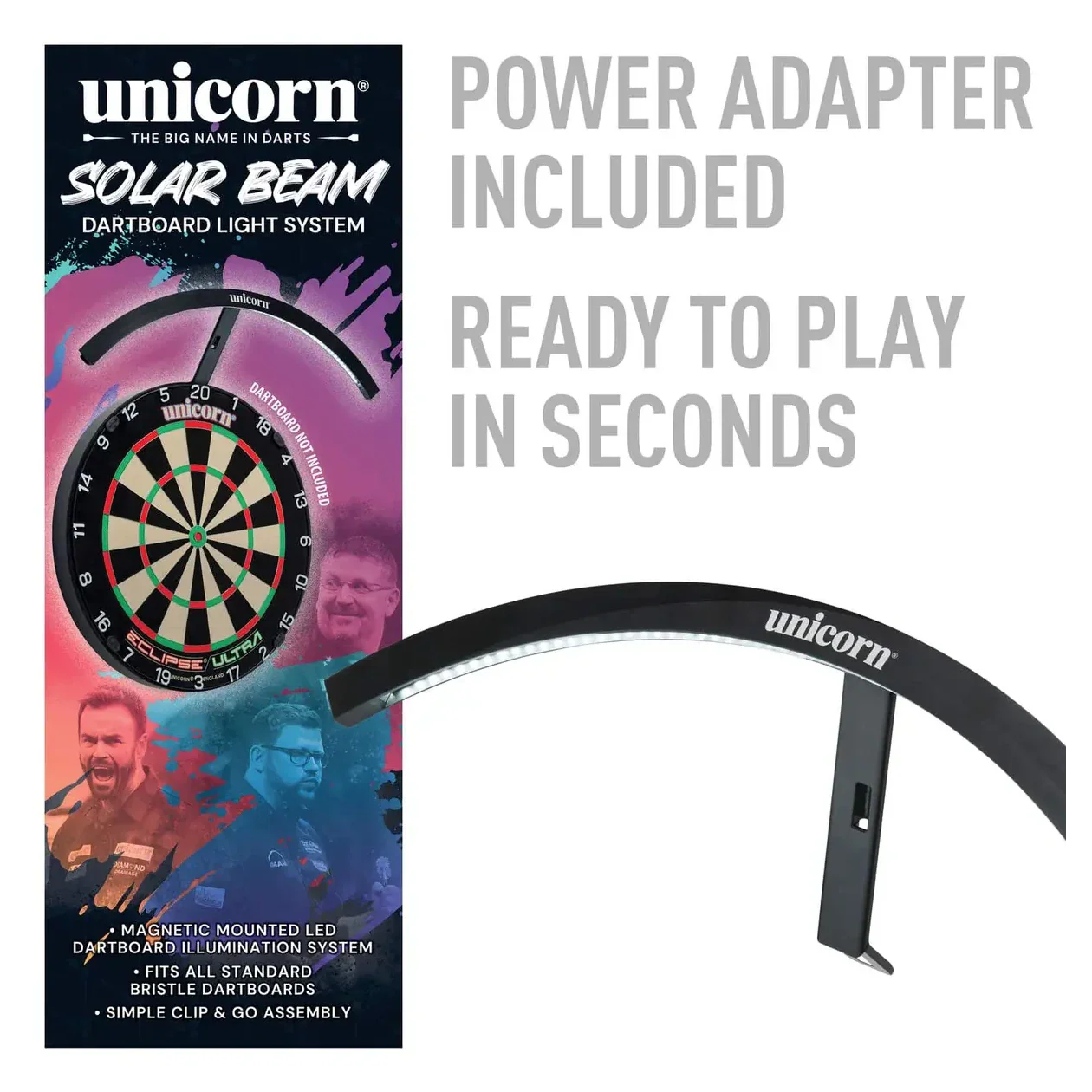 Unicorn Solar Beam Dartboard Lighting System - Image 3