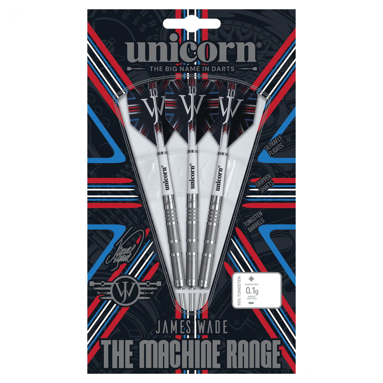 Unicorn The Machine 04 James Wade 90% Tungsten 23g Darts - Image 4