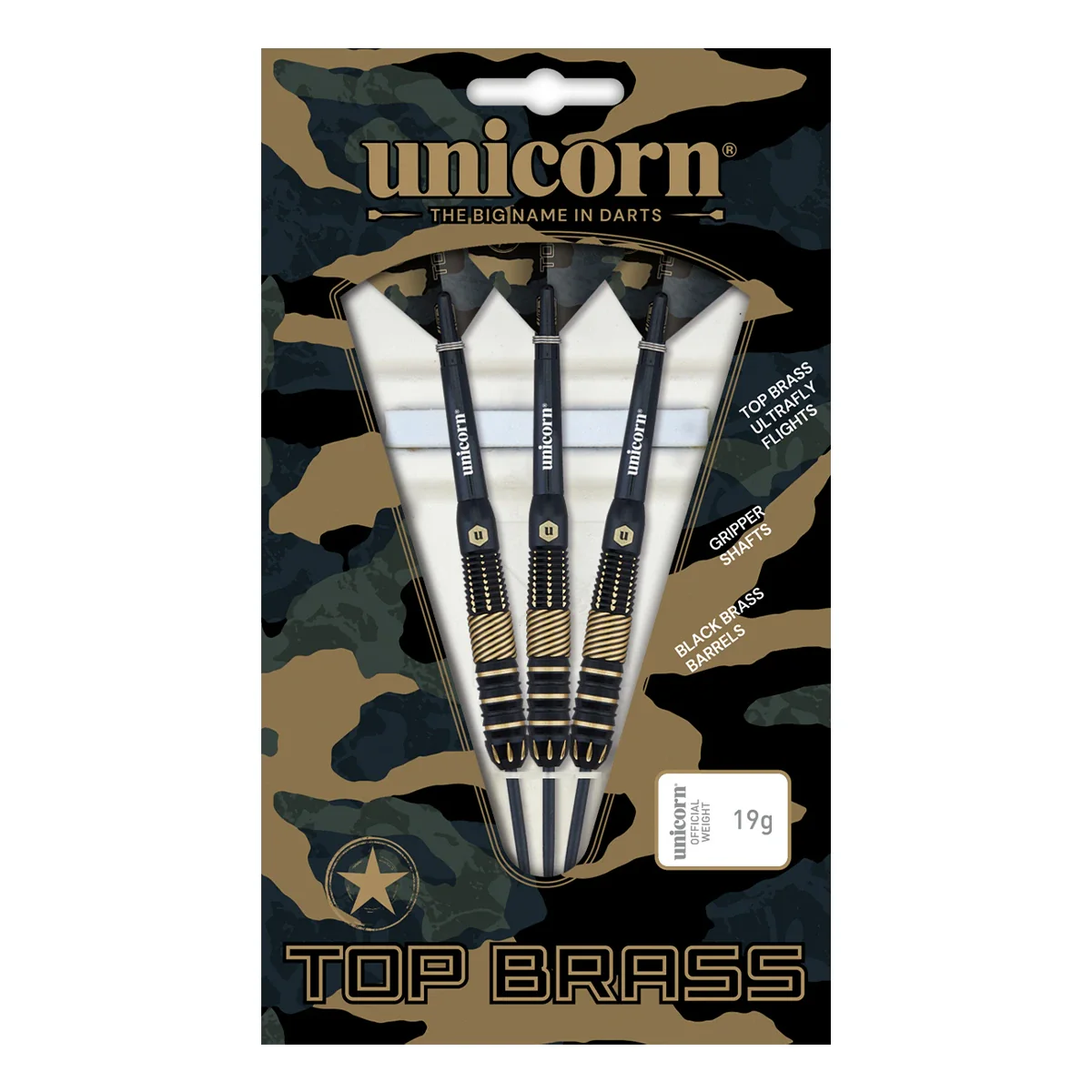Unicorn Top Brass Style 2 19g Darts - Image 3