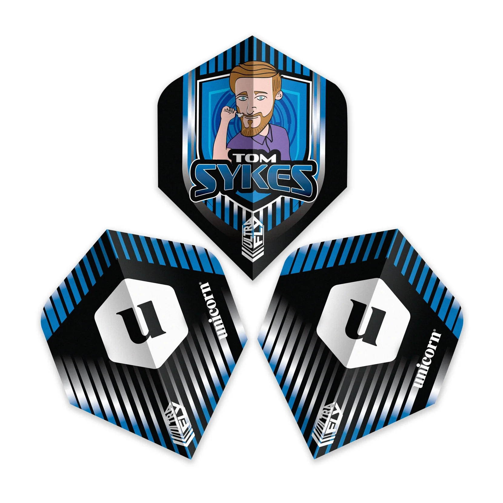 Unicorn ULTRAFLY .100 PLUS Tom Sykes Dart Flights - Image 2