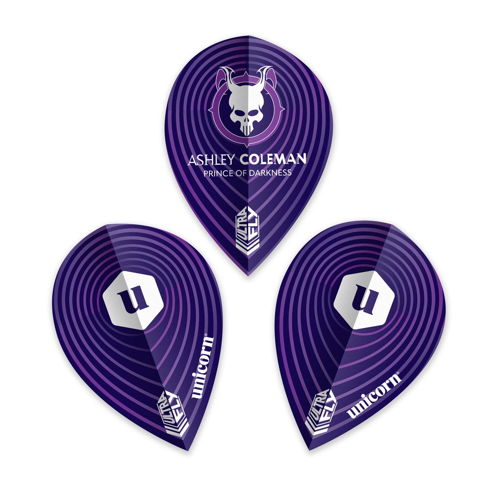 Unicorn ULTRAFLY .100 XTRA Ashley Coleman Dart Flights - Image 2