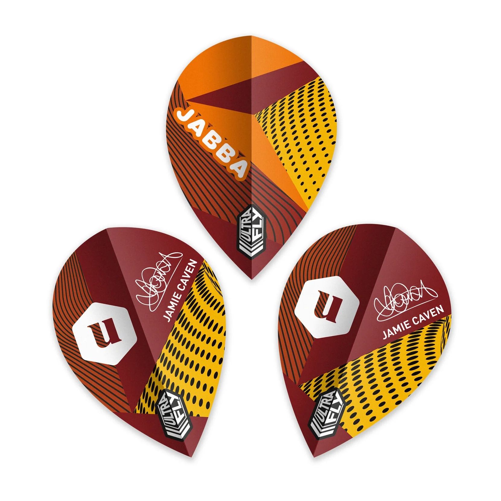 Unicorn ULTRAFLY .100 XTRA Jamie Caven Dart Flights - Image 2