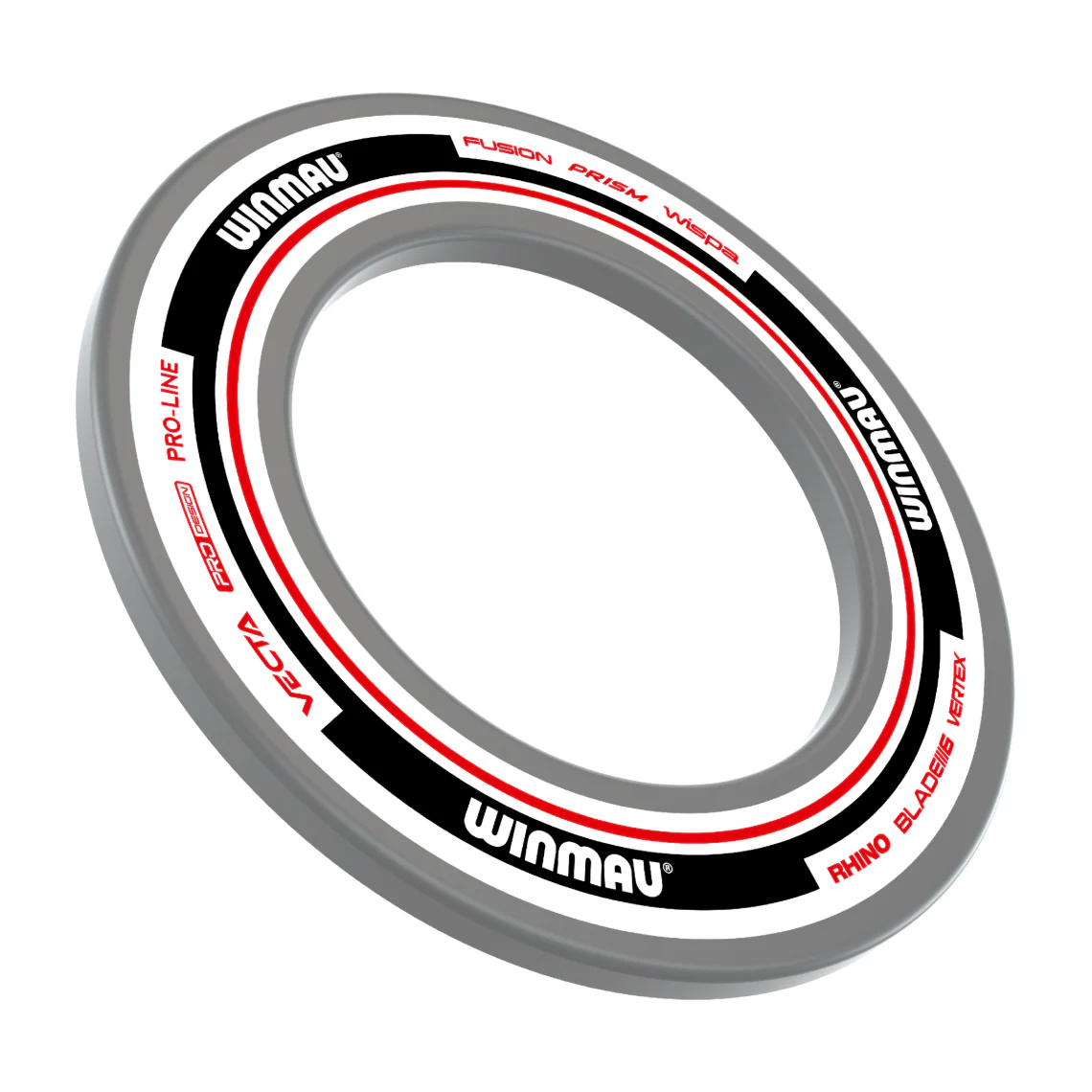Winmau Advance White/Red Dartboard Surround - Image 4