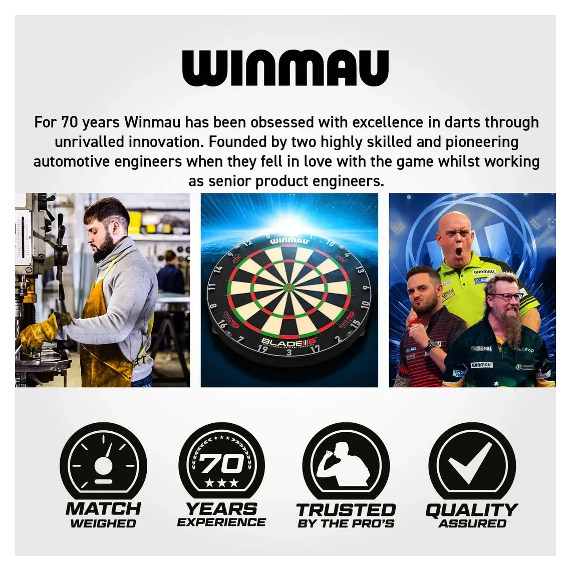 Winmau Alex Spellman Signature Series 1 | 90% Tungsten 22g Darts - Image 9