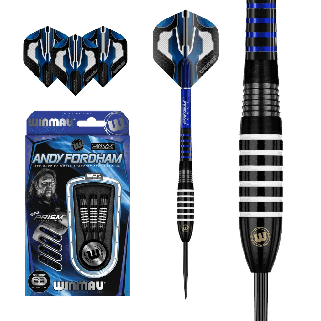 Winmau Andy Fordham 23g Onyx Coated Viking Darts - Image 4