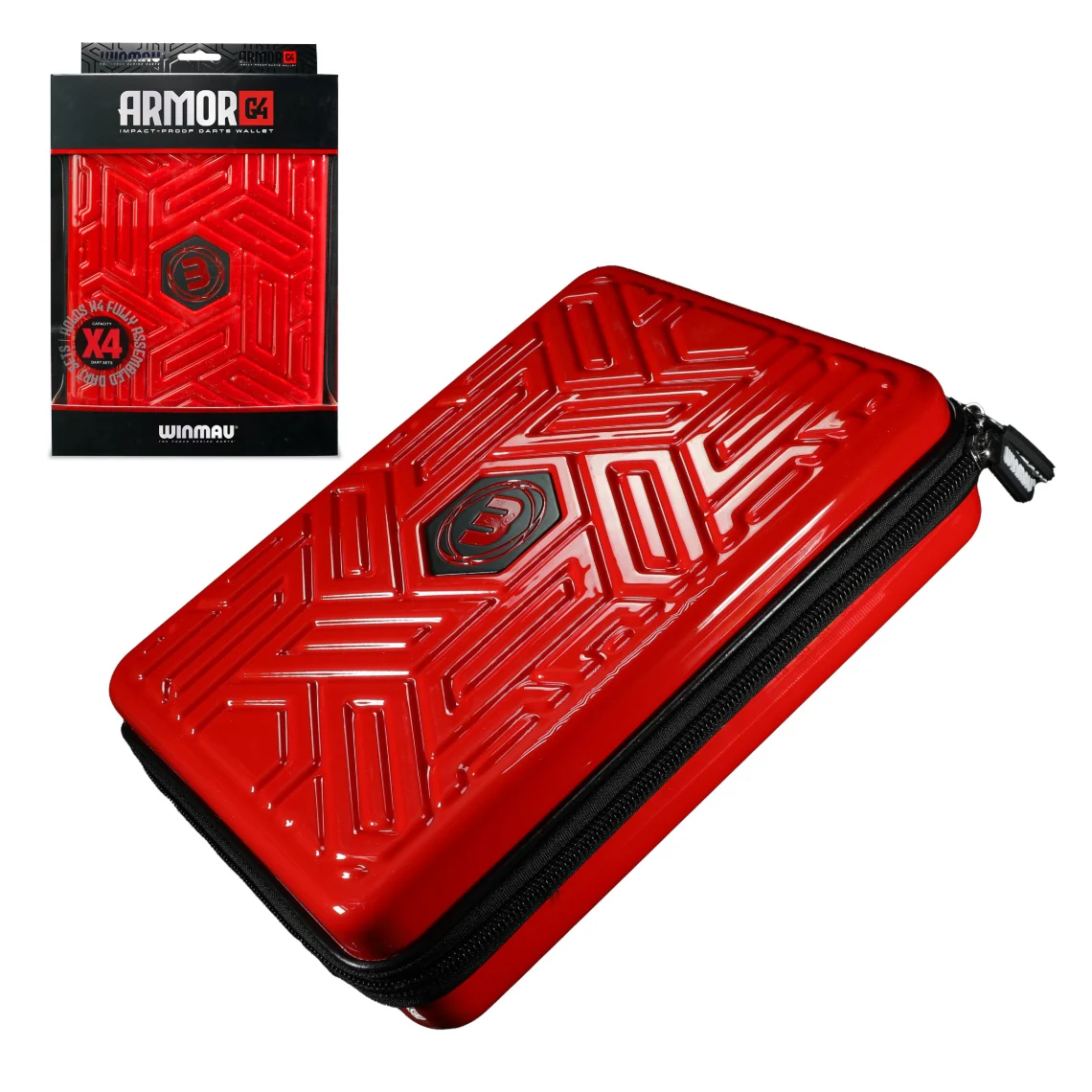 Winmau Armor G4 Dart Wallet - Red - Image 3