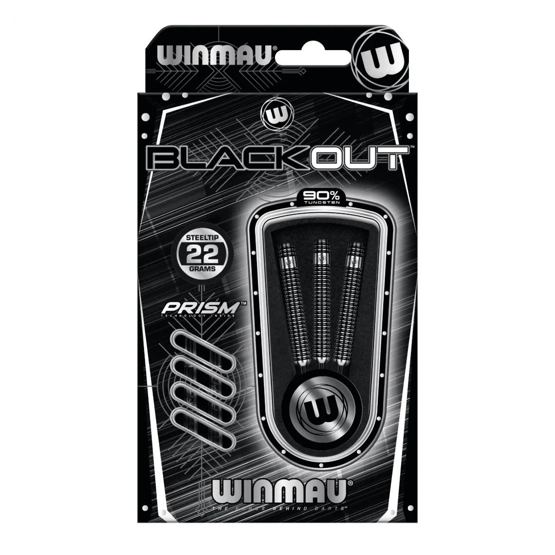 Winmau Blackout 22g Straight Barrel Darts - Image 5