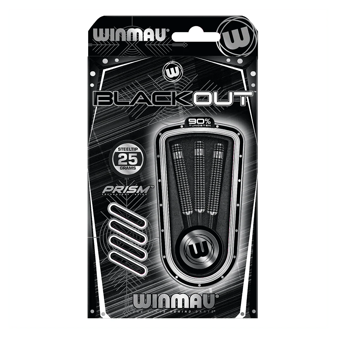 Winmau Blackout 90% Tungsten Alloy Darts 25g - Image 5