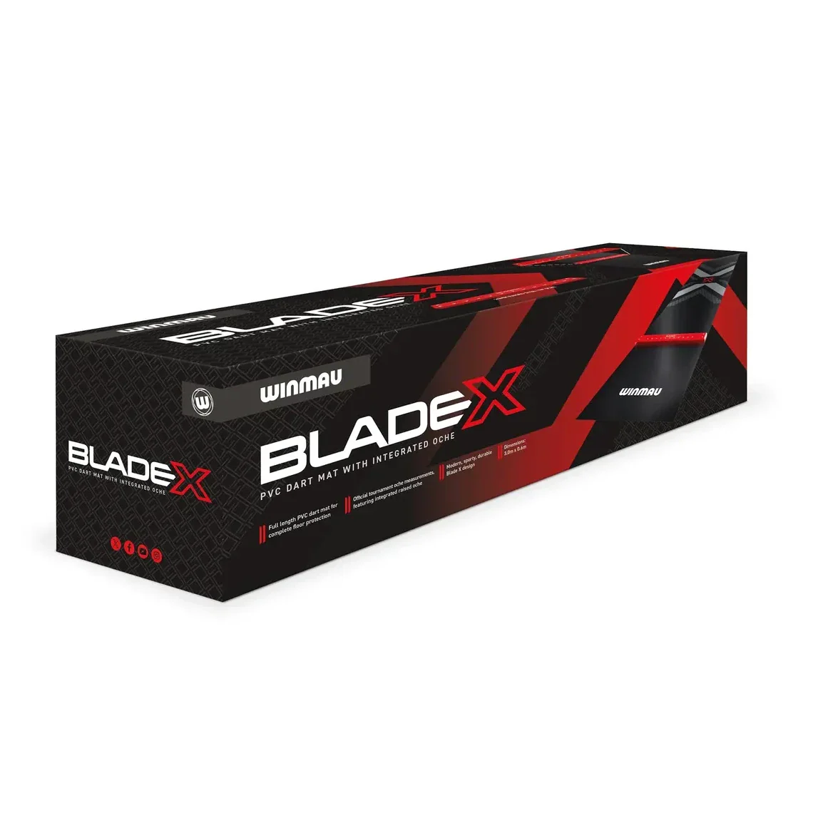 Winmau Blade X PVC Dart Mat - Image 5