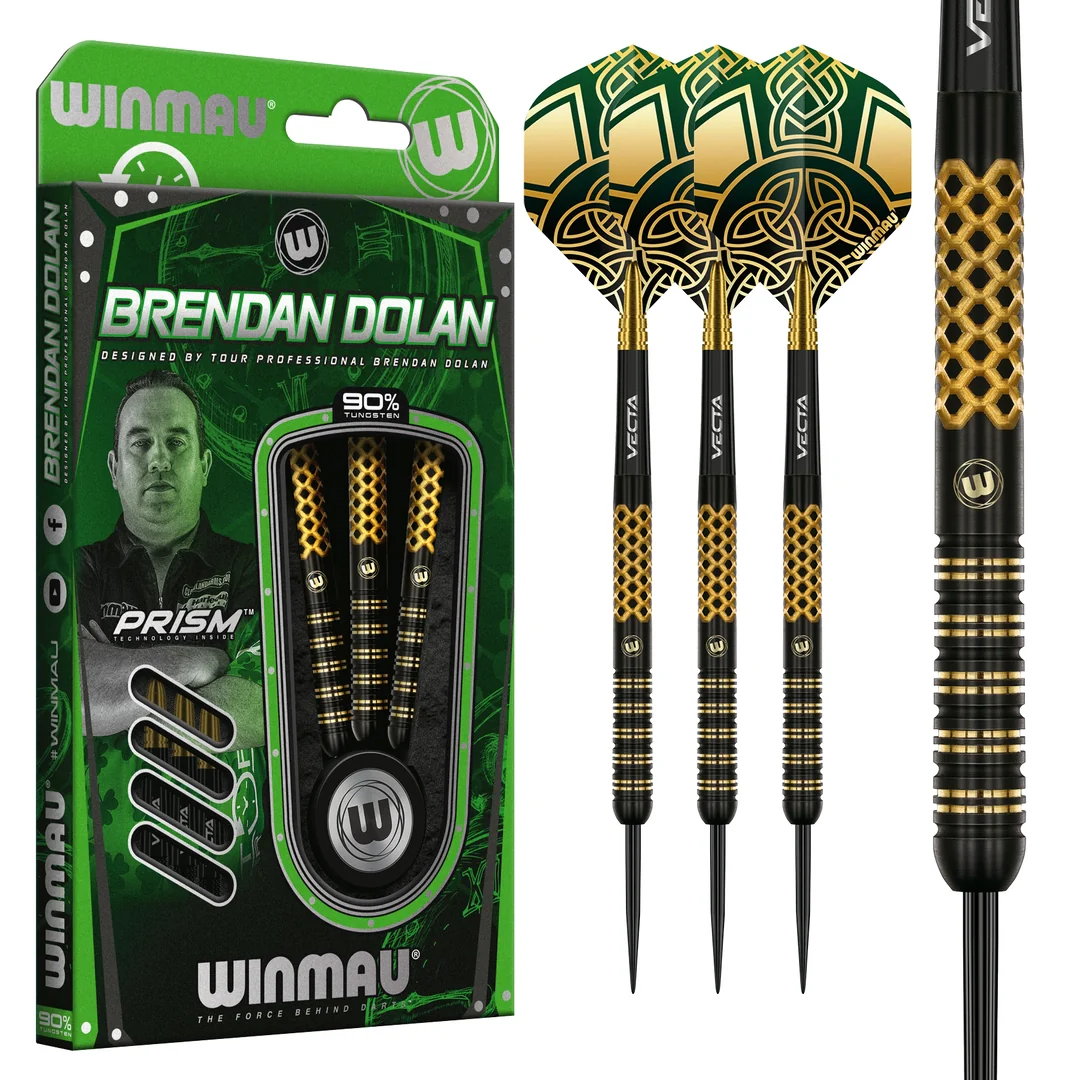 Winmau Brendan Dolan Signature Series 1 | 90% Tungsten 23g Darts - Image 6