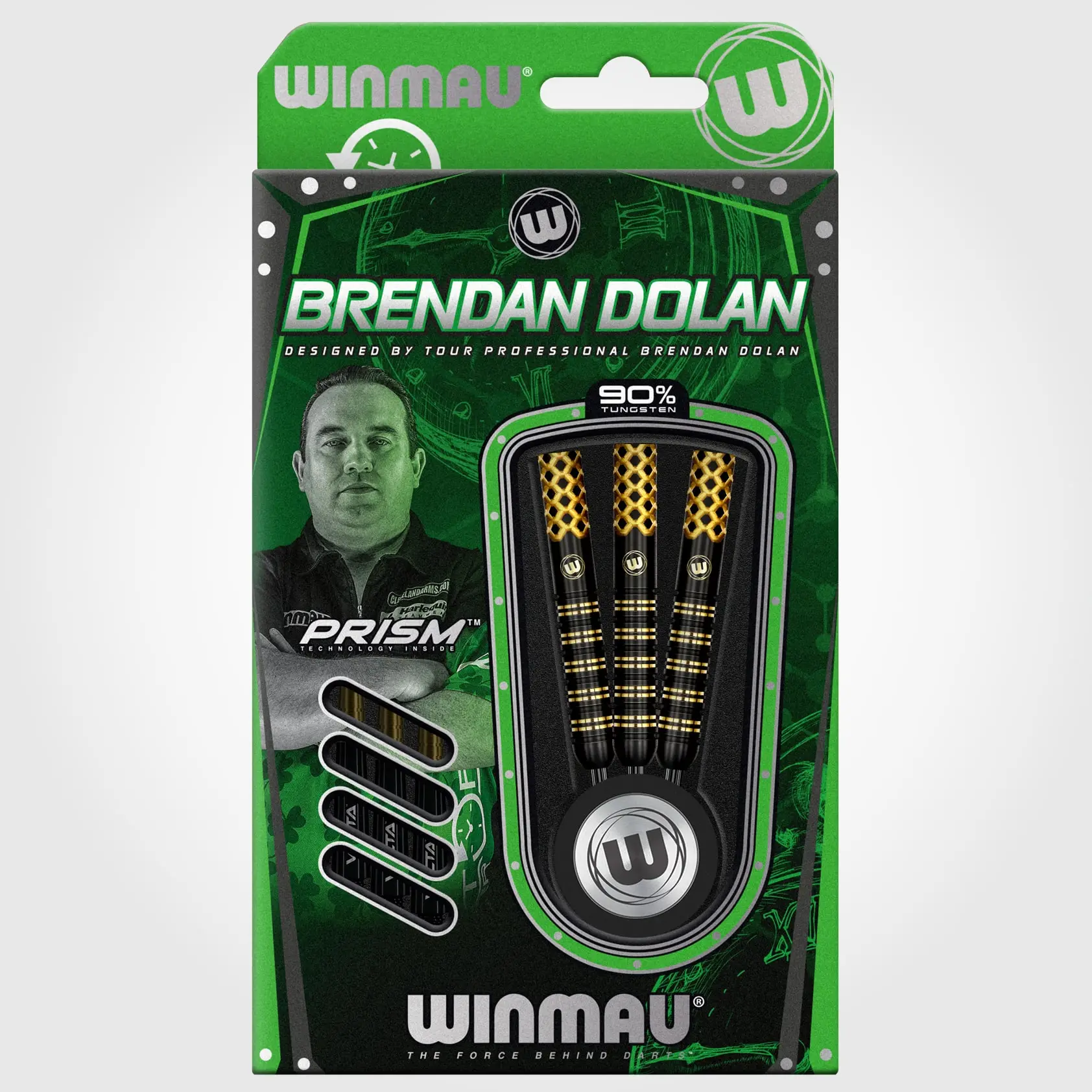 Winmau Brendan Dolan Signature Series 1 | 90% Tungsten 23g Darts - Image 7