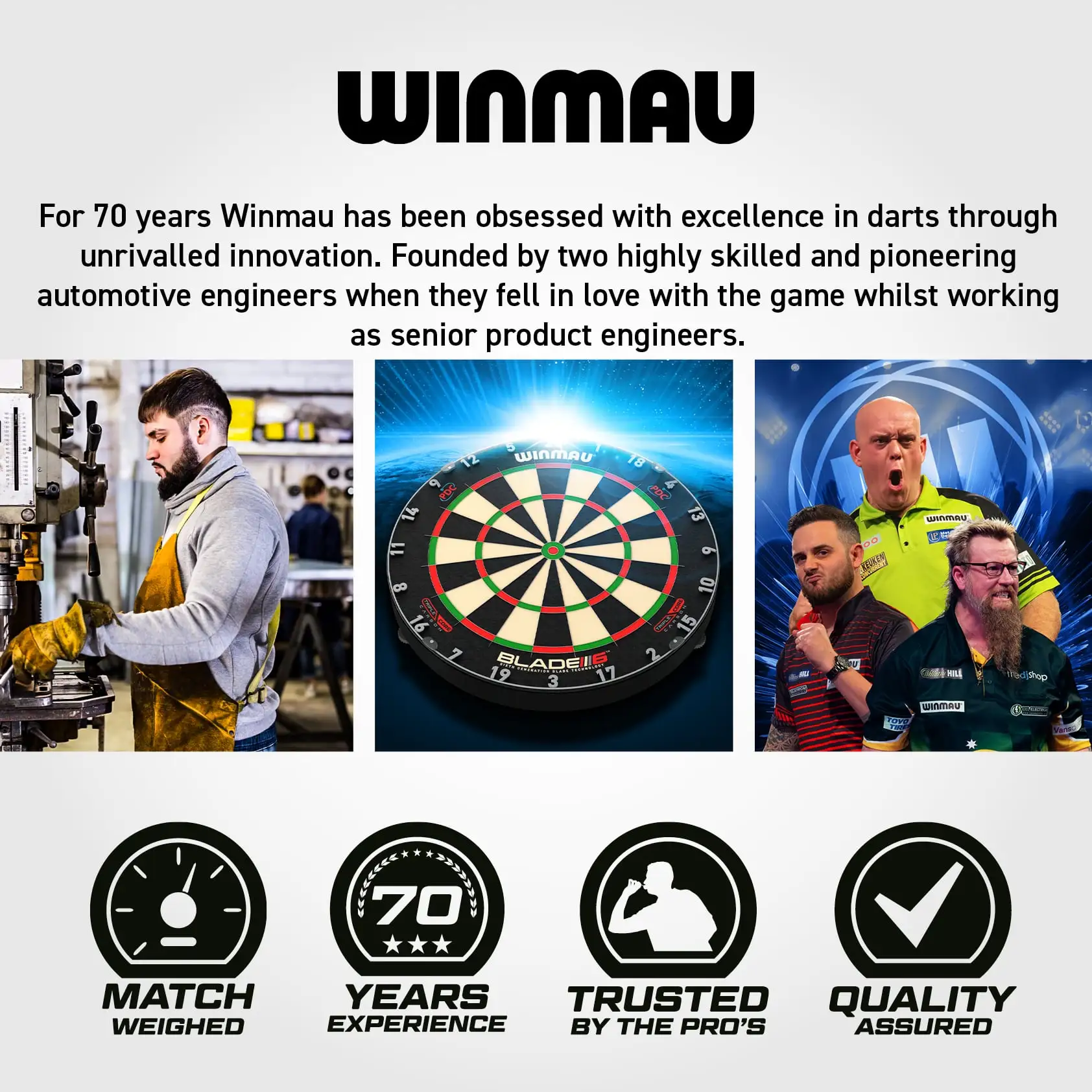Winmau Brendan Dolan Signature Series 1 | 90% Tungsten 23g Darts - Image 8
