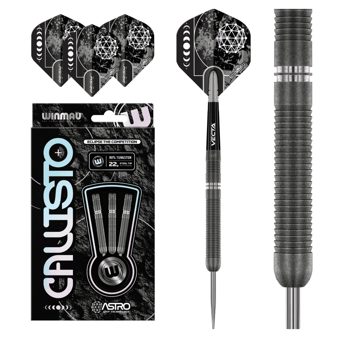 Winmau Callisto 90% Tungsten Darts 22g - Image 5