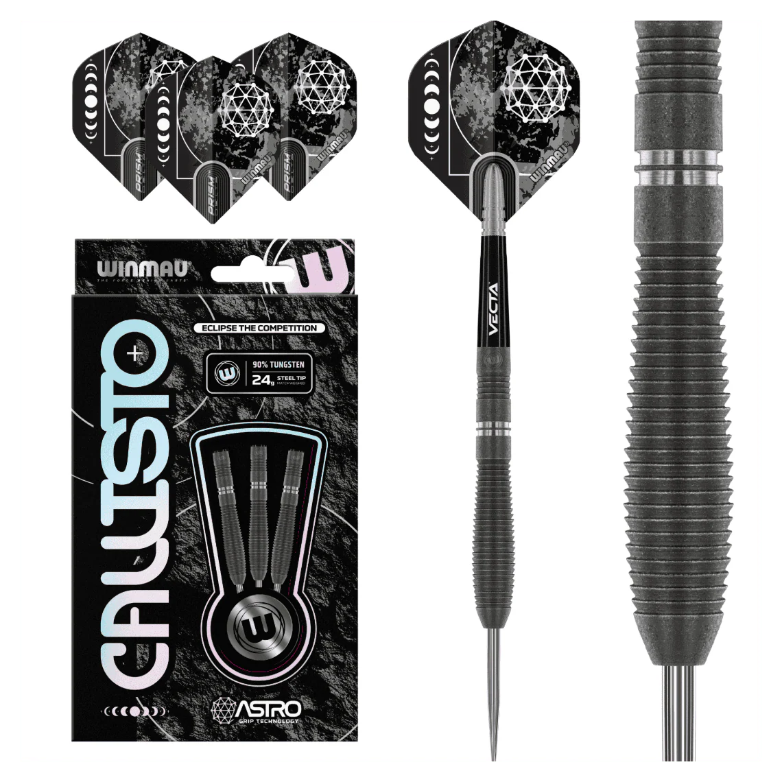 Winmau Callisto 90% Tungsten Darts 24g - Image 5