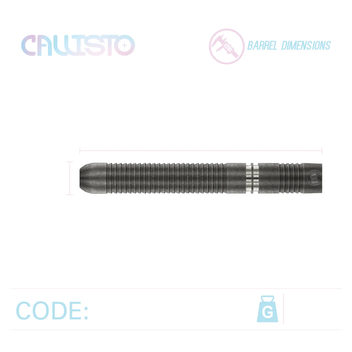 Winmau Callisto 90% Tungsten Darts 24g - Image 4