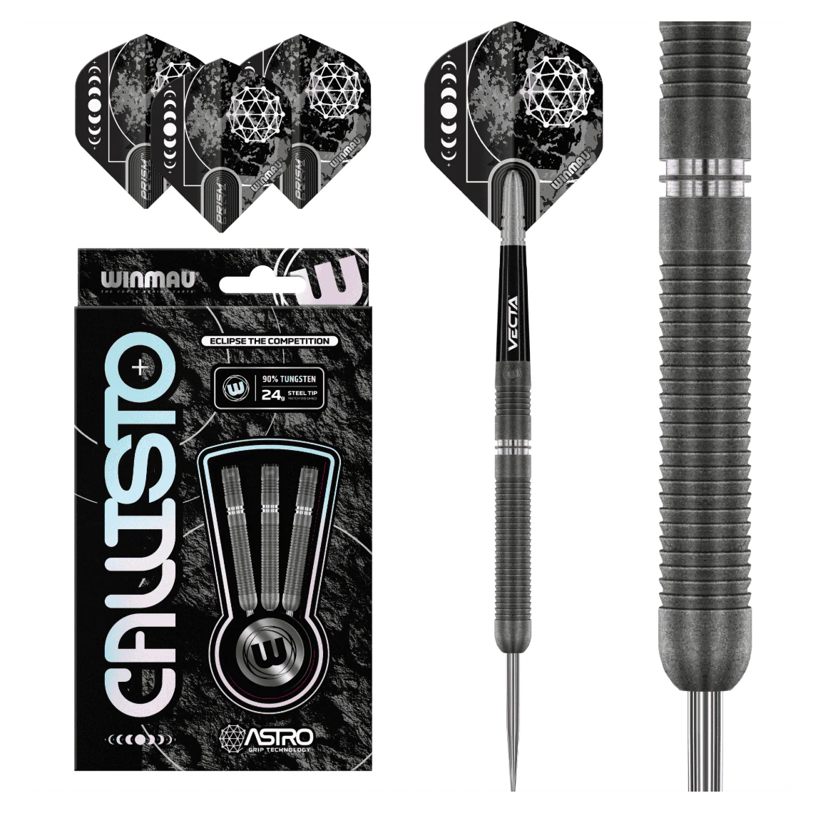 Winmau Callisto 90% Tungsten Darts 24g - Image 5