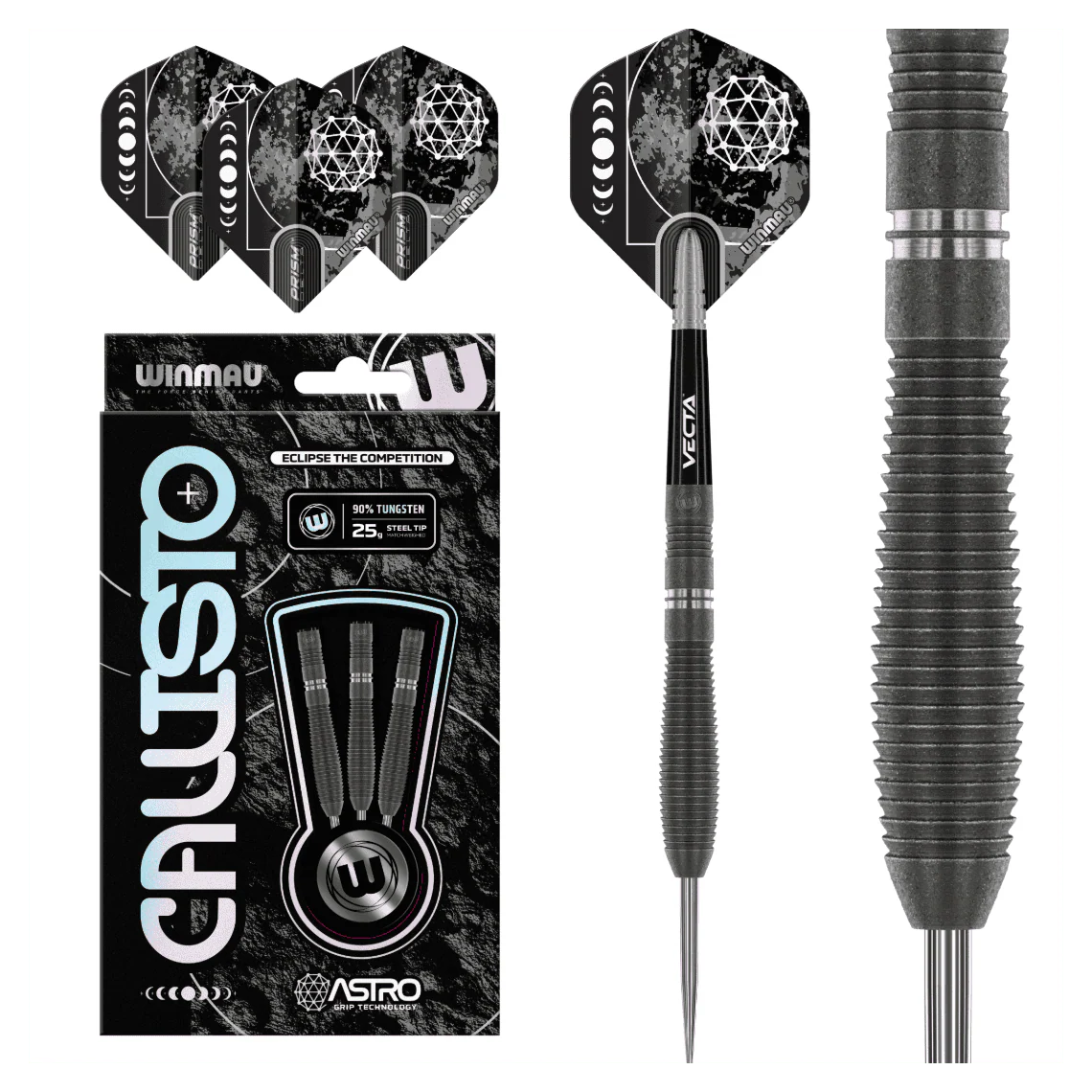 Winmau Callisto 90% Tungsten Darts 25g - Image 5