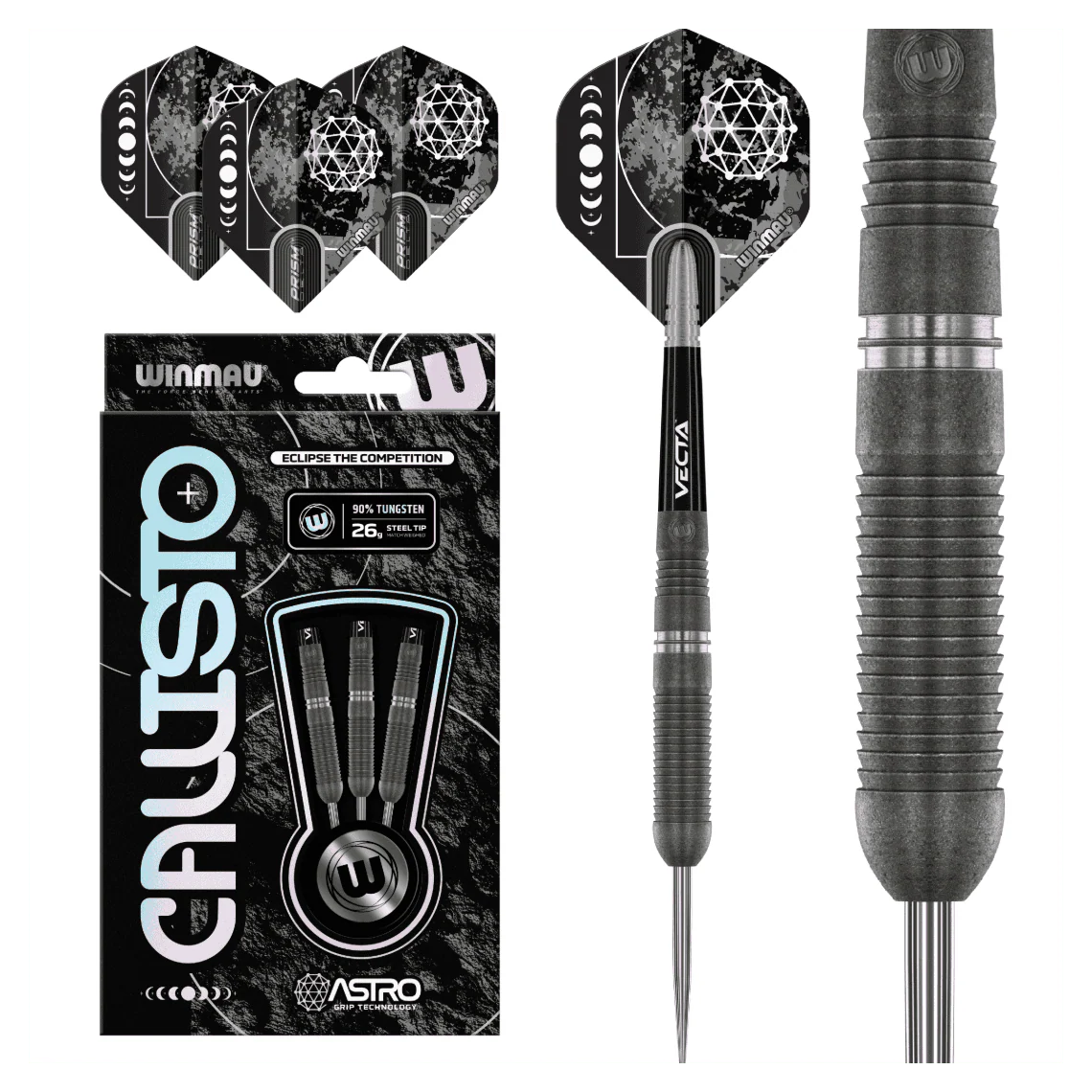 Winmau Callisto 90% Tungsten Darts 26g - Image 5