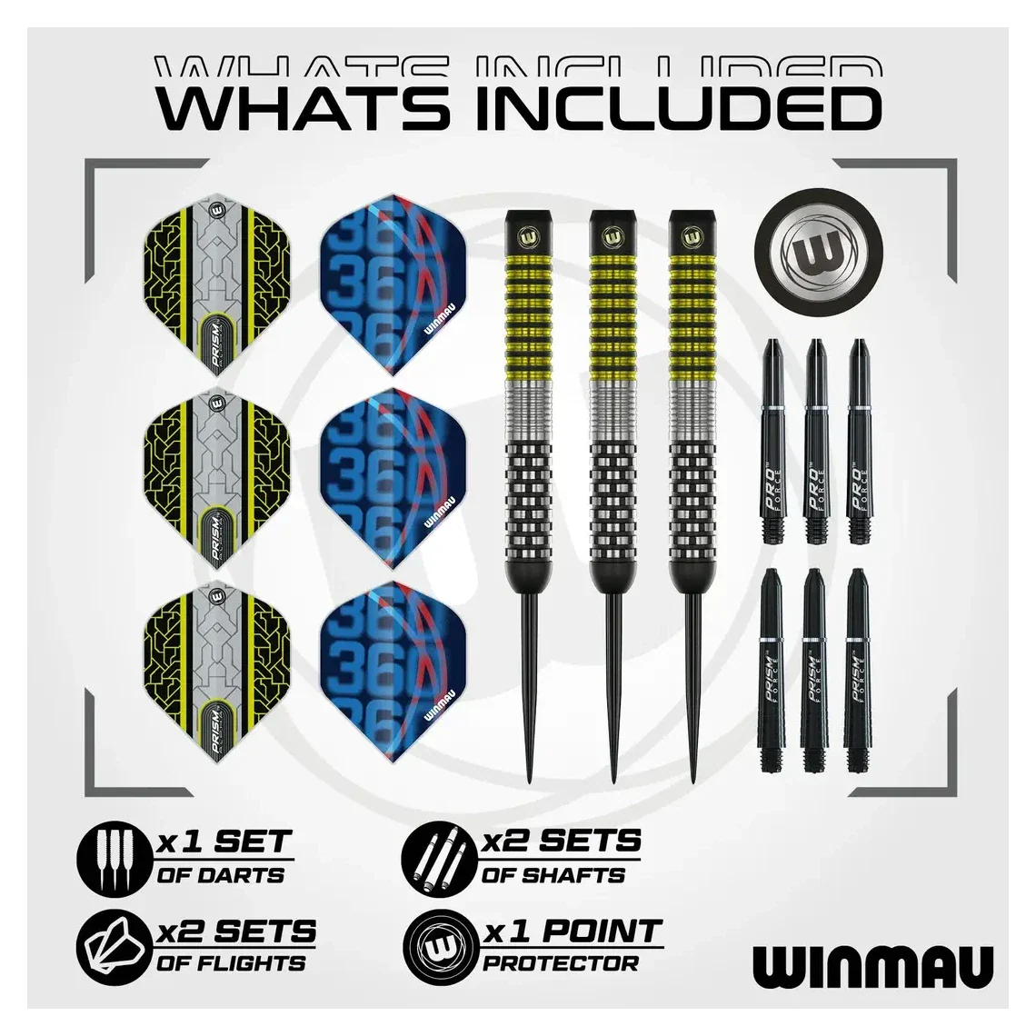 Winmau Cori Wiltshire Team 360 90% Tungsten Steel Tip Darts | 24g - Image 7