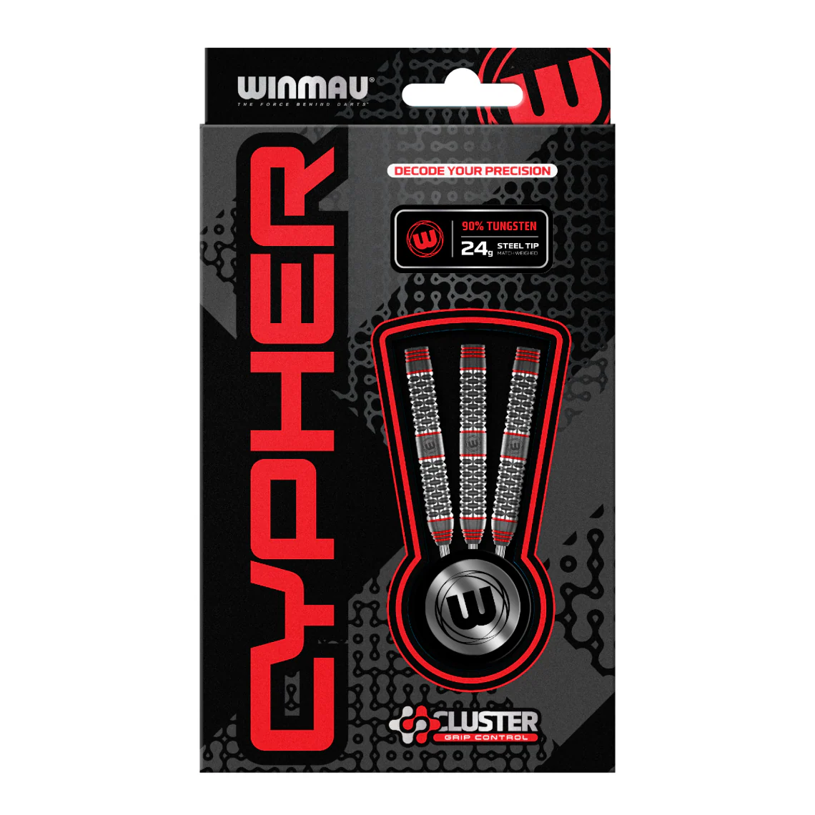 Winmau Cypher 90% Tungsten Darts 24g - Image 3