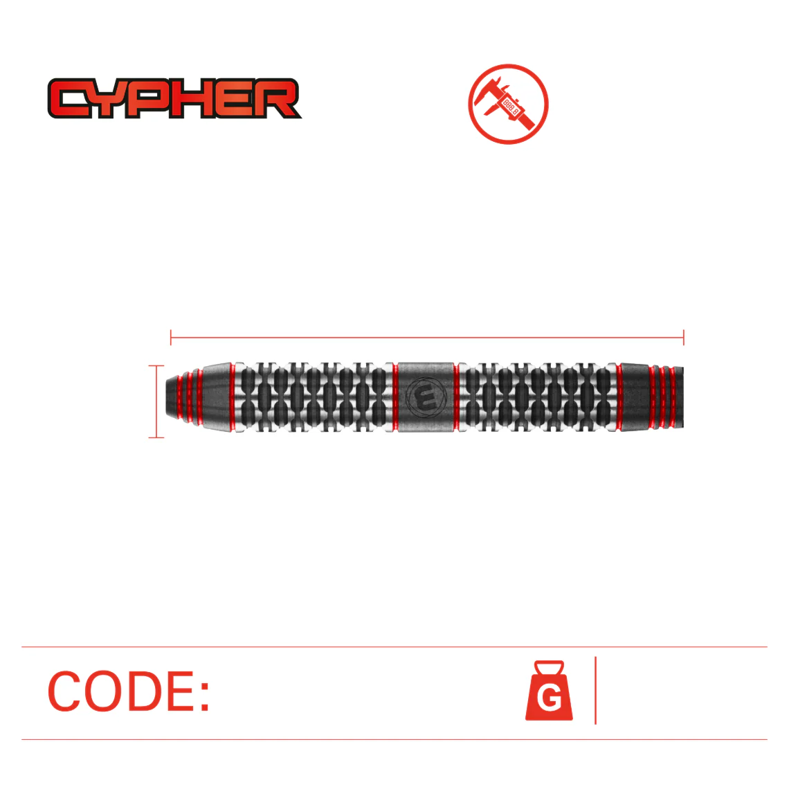 Winmau Cypher 90% Tungsten Darts 24g - Image 4