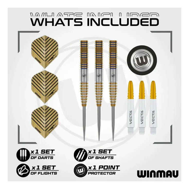 Winmau Daryl Gurney Signature Edition 95% Tungsten Steel Tip Darts - 23g - Image 5