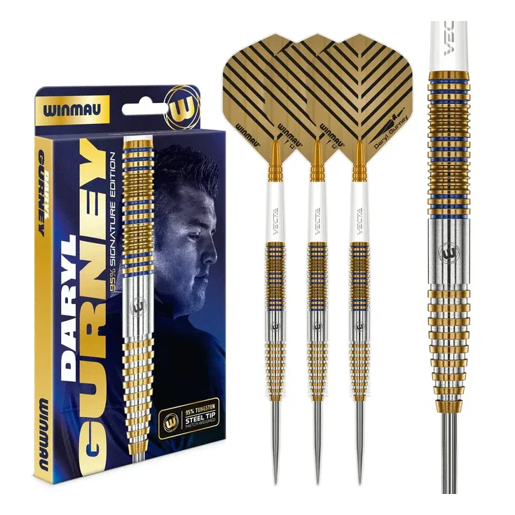 Winmau Daryl Gurney Signature Edition 95% Tungsten Steel Tip Darts - 23g - Image 6