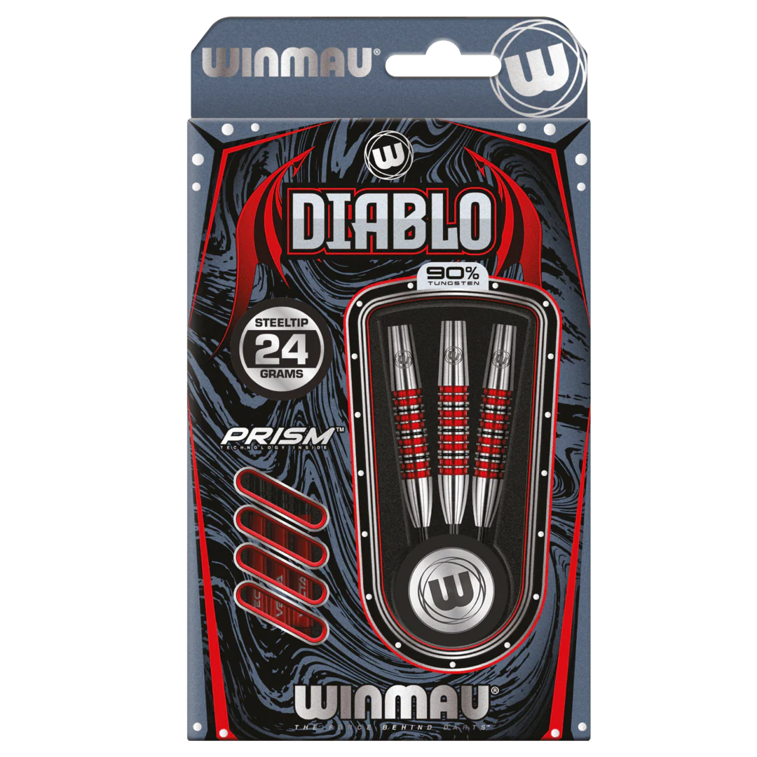 Winmau Diablo Torpedo 90% Tungsten Alloy Dart 24g - Image 2