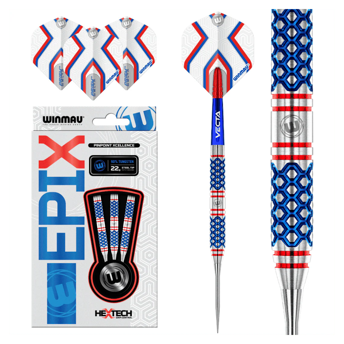Winmau Epix 90% Tungsten Darts 22g - Image 4