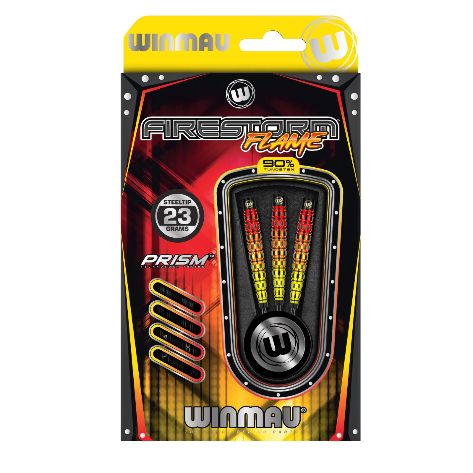 Winmau Firestorm Flame 90% Tungsten Alloy Dart 23g - Image 3