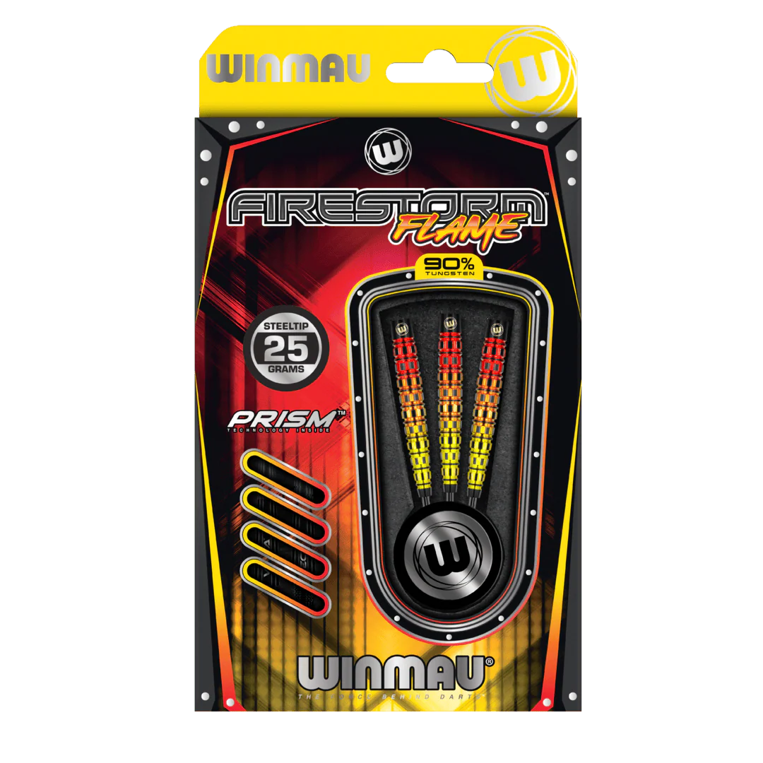 Winmau Firestorm Flame 90% Tungsten Alloy Dart 25g - Image 3