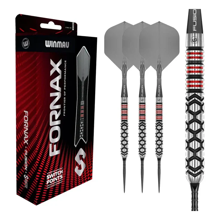 Winmau Fornax Parallel 90% Tungsten Steel Tip Darts - 22g - Image 11