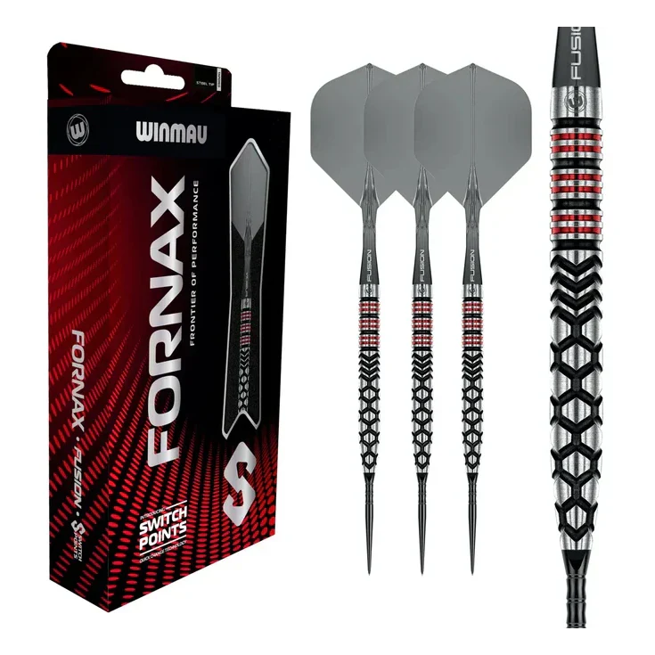 Winmau Fornax Tapered 90% Tungsten Steel Tip Darts - 21g - Image 5