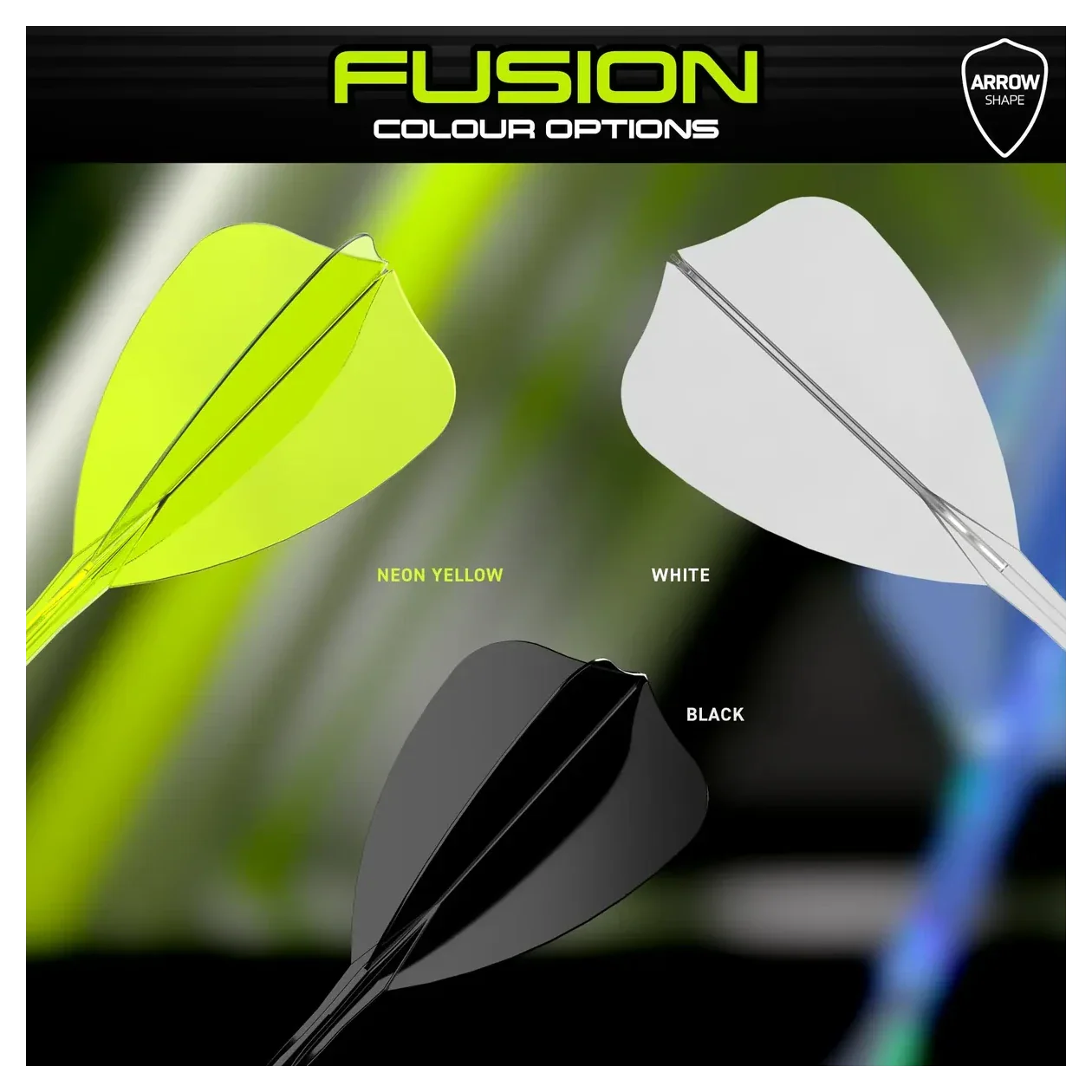 Winmau Fusion Arrow Integrated Flight & Shaft Transparent Clear - Image 6