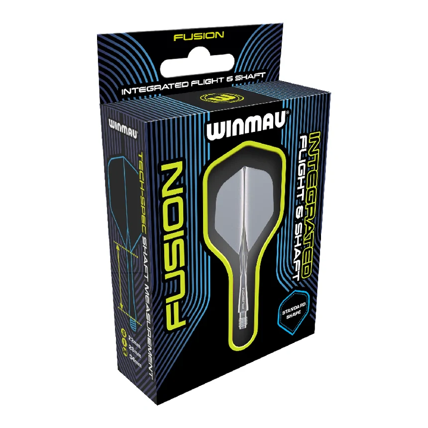 Winmau Fusion Integrated Flight & Shaft Grey Smoke - Image 4