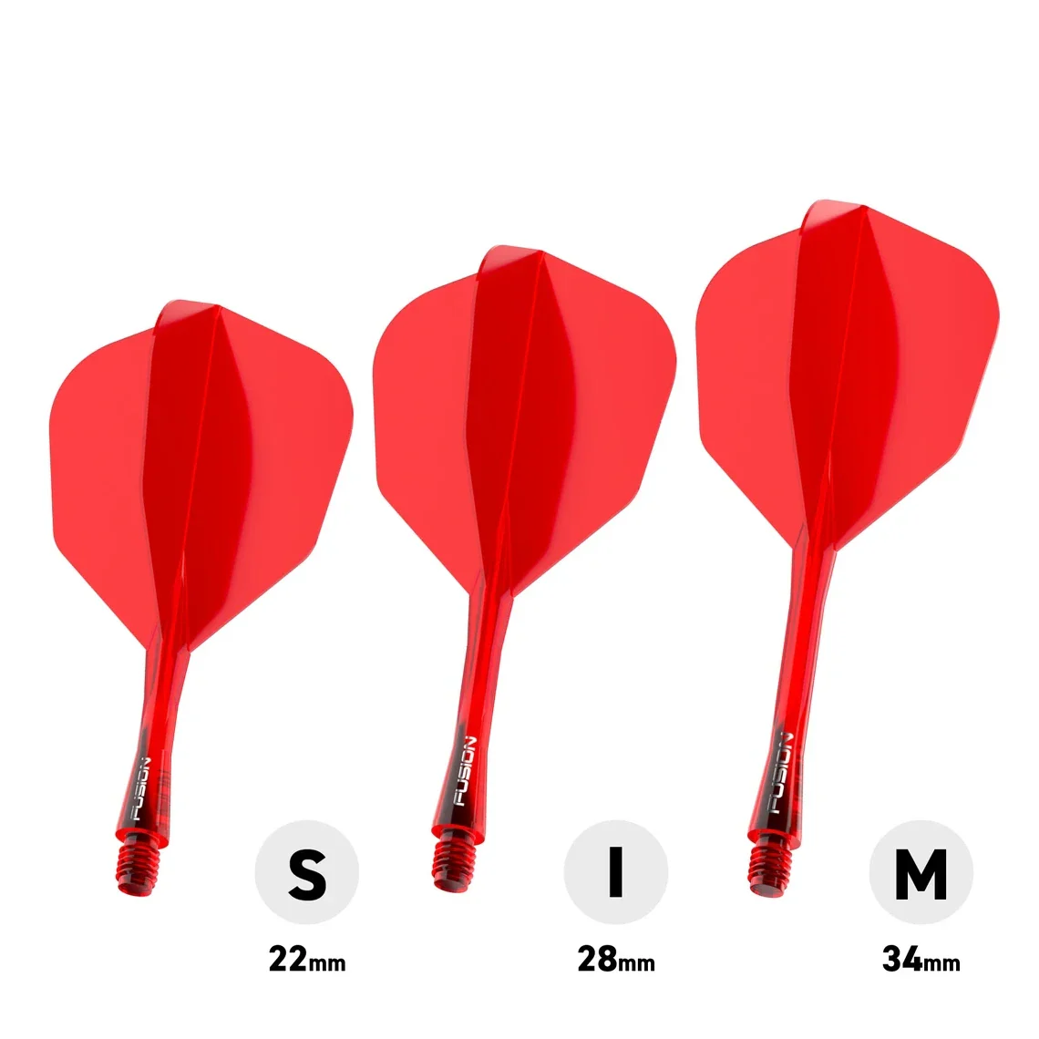 Winmau Fusion Integrated Flight & Shaft #6 - Red - Image 4