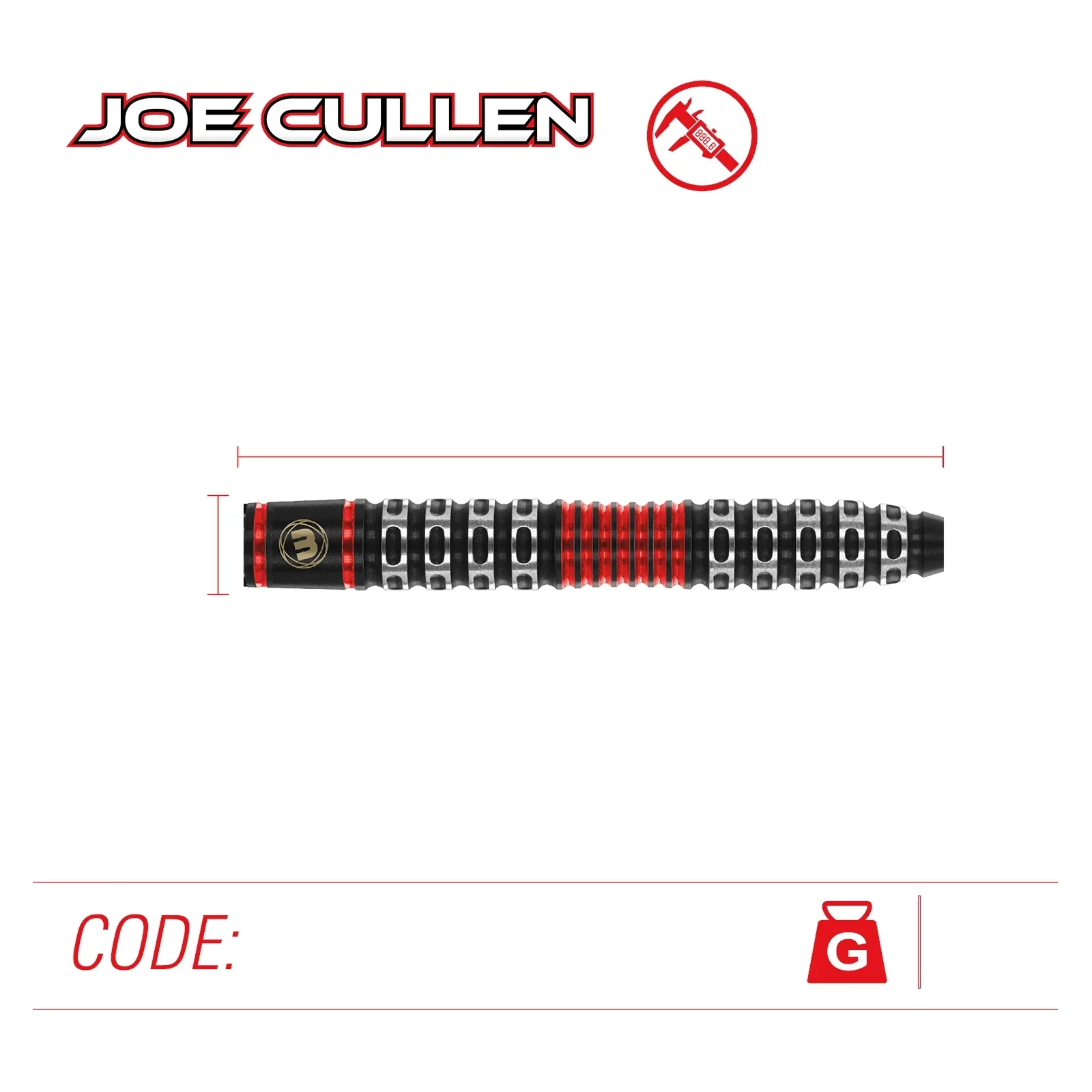 Winmau Joe Cullen 22g Special Edition Darts - Image 5