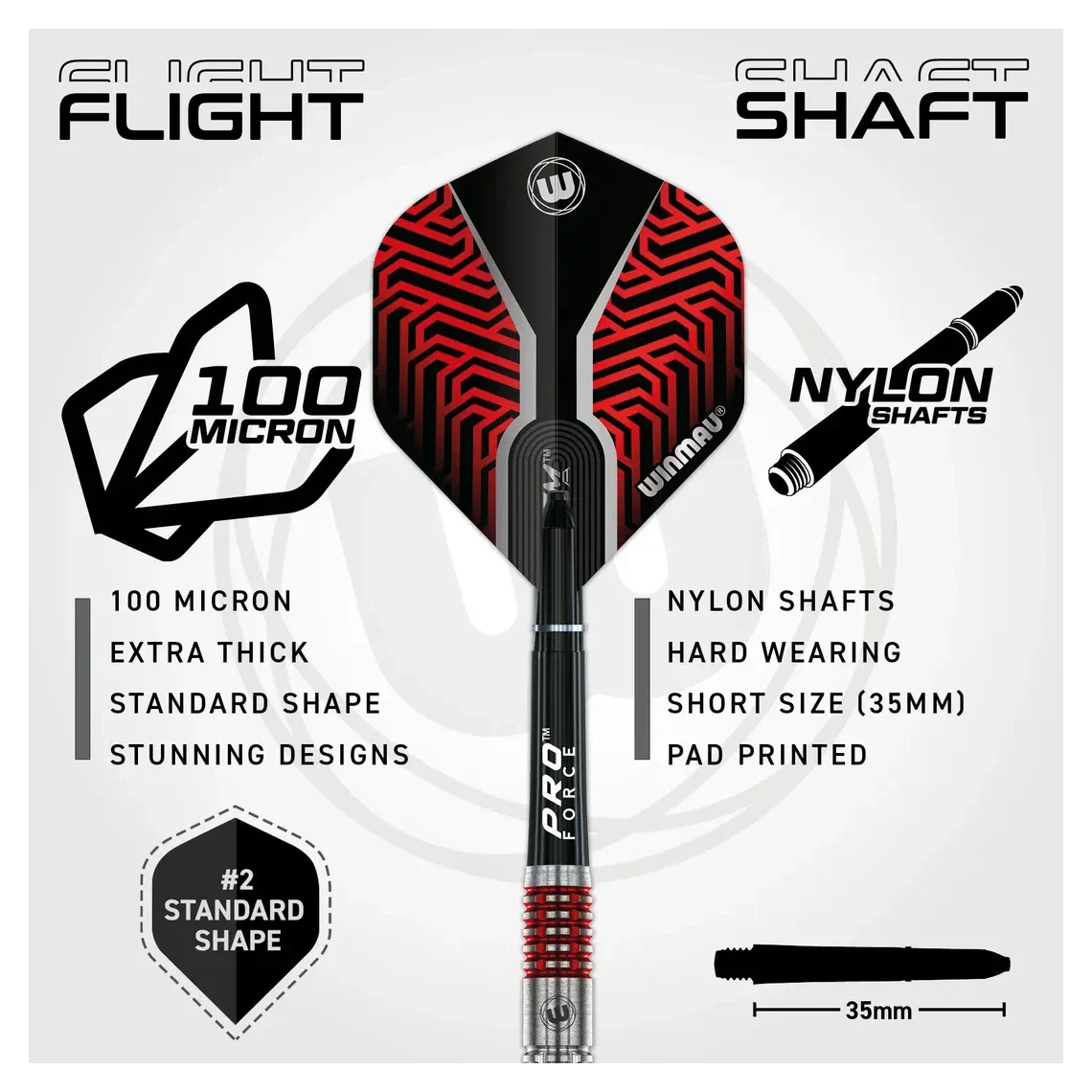 Winmau Lewis Cook Team 360 90% Tungsten Steel Tip Darts | 23g - Image 5