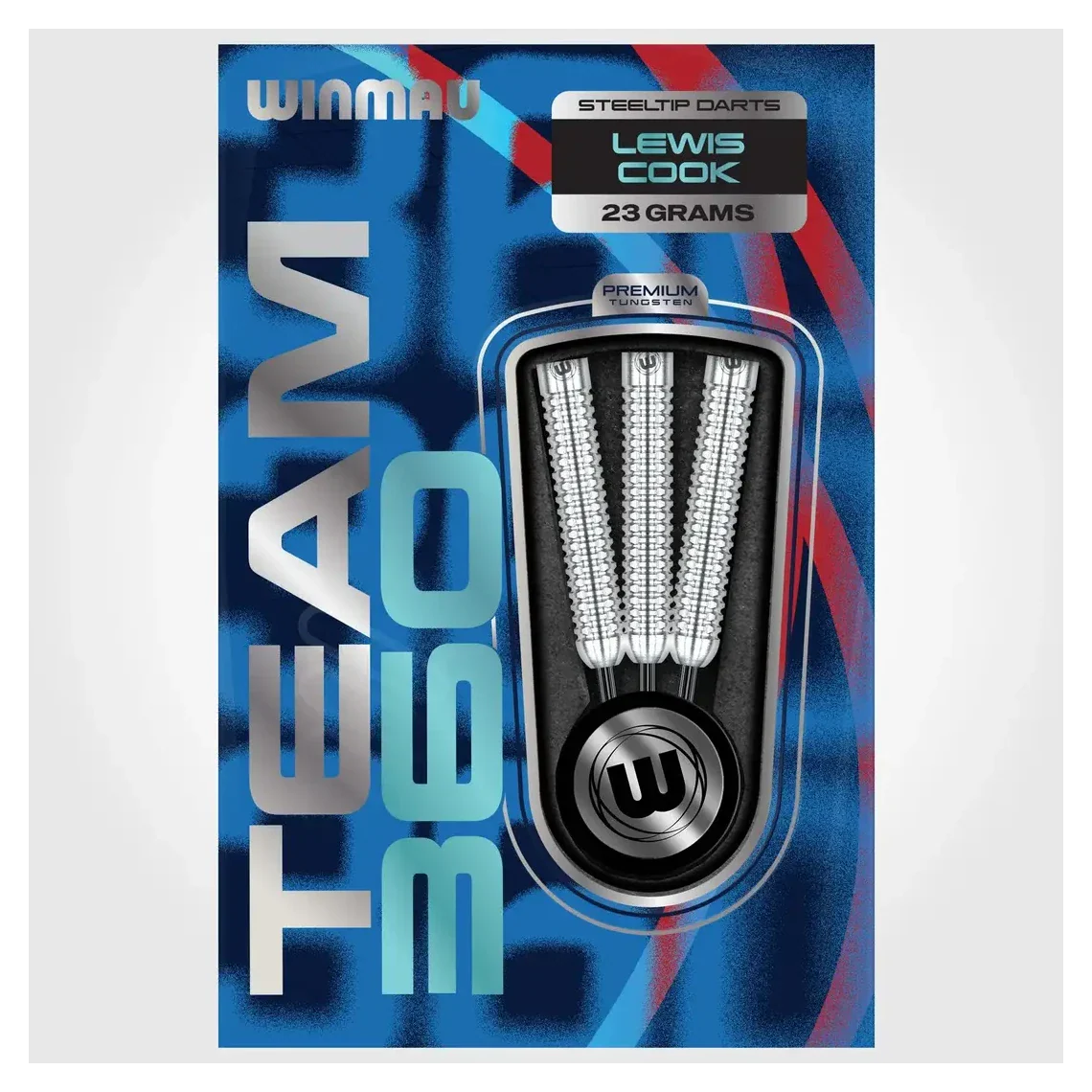 Winmau Lewis Cook Team 360 90% Tungsten Steel Tip Darts | 23g - Image 8