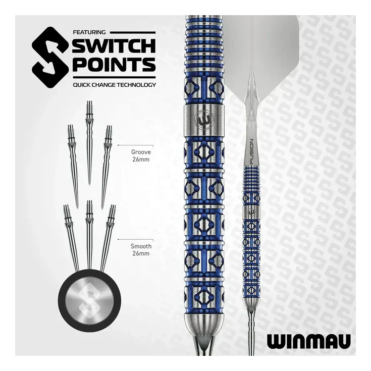 Winmau Lunaris Parallel 90% Tungsten Steel Dart - 23g - Image 3