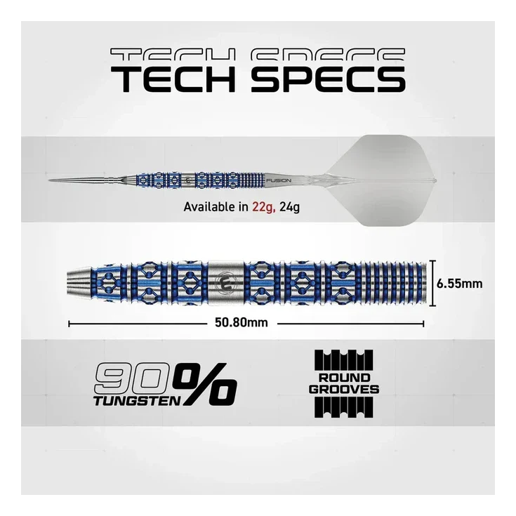 Winmau Lunaris Tapered 90% Tungsten Steel Dart - 24g - Image 6