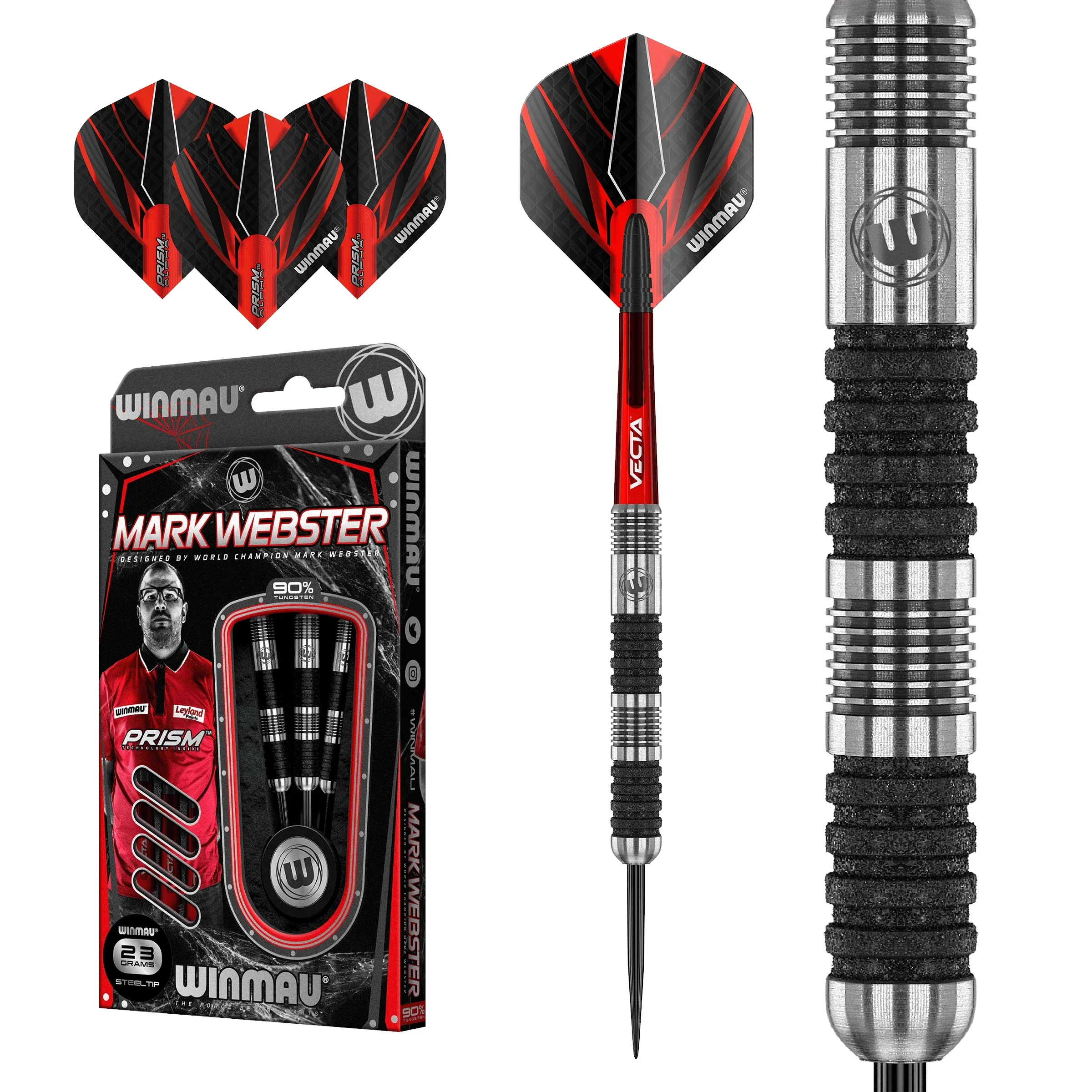 Winmau Mark Webster 23g Diamond Edition Darts - Image 3