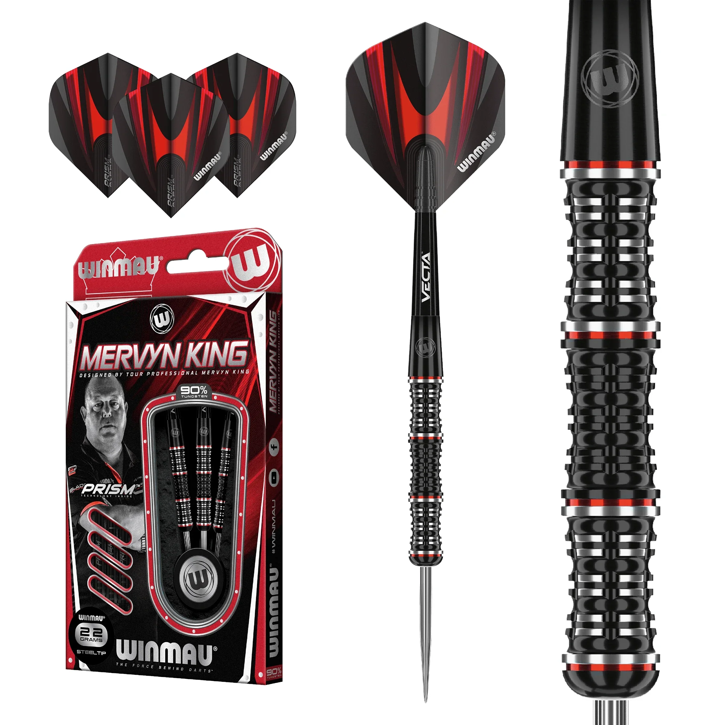 Winmau Mervyn King 26g Special Edition Darts - Image 3