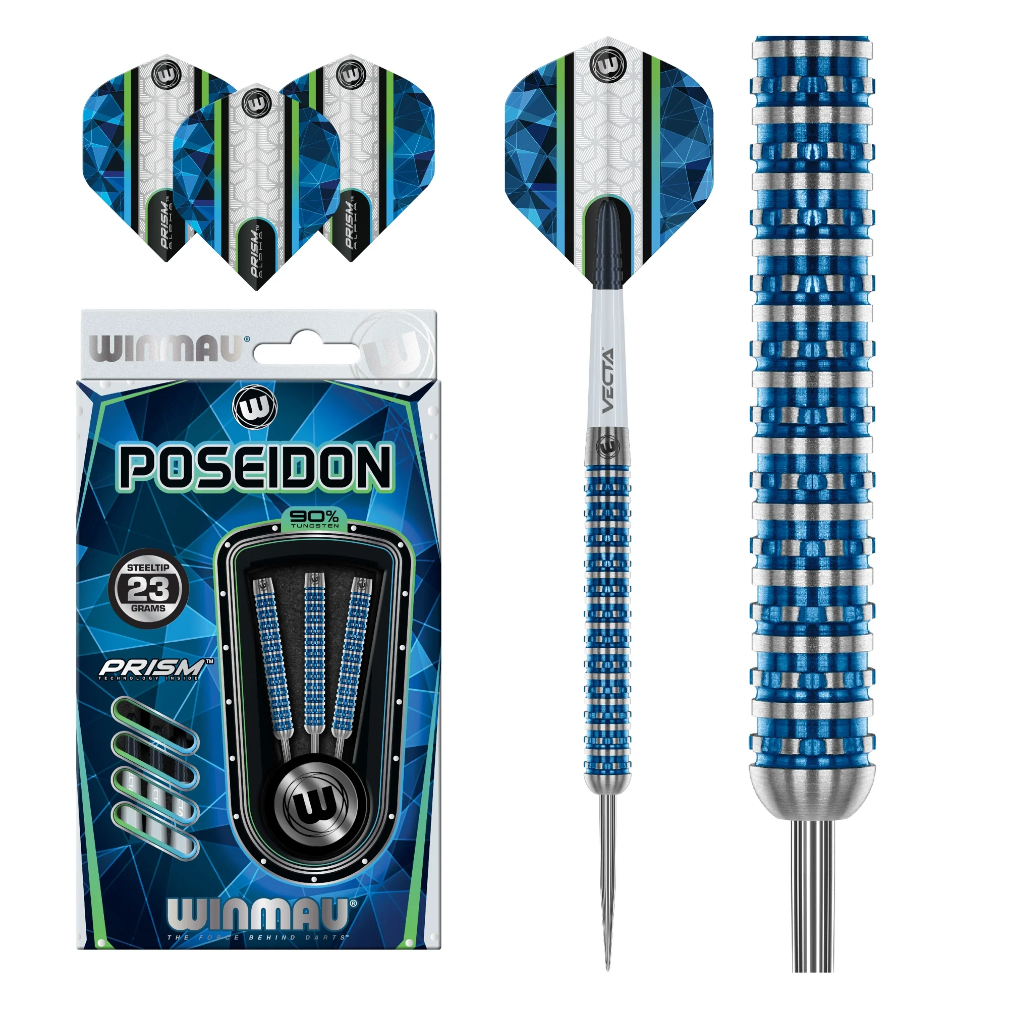 Winmau Poseidon 90% Tungsten Darts 23G - Image 4