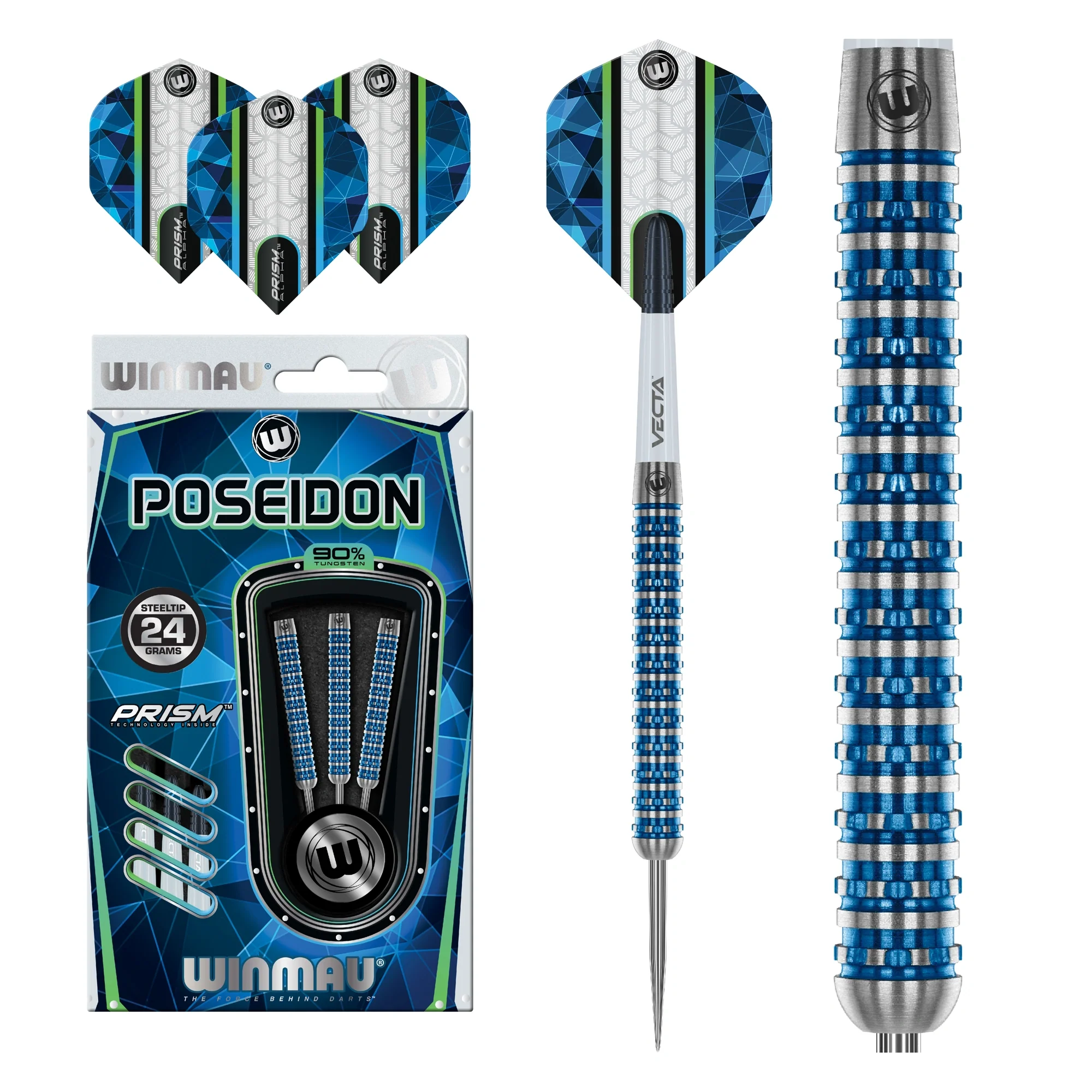 Winmau Poseidon 90% Tungsten Darts 24G - Image 4