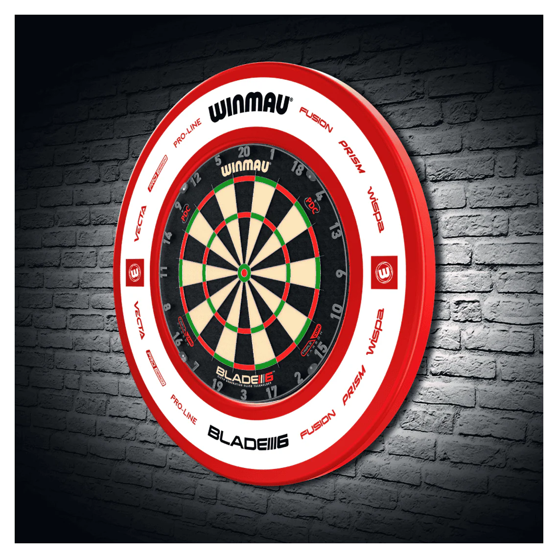 Winmau Pro-Line 2.0 Red Dartboard Surround - Image 7