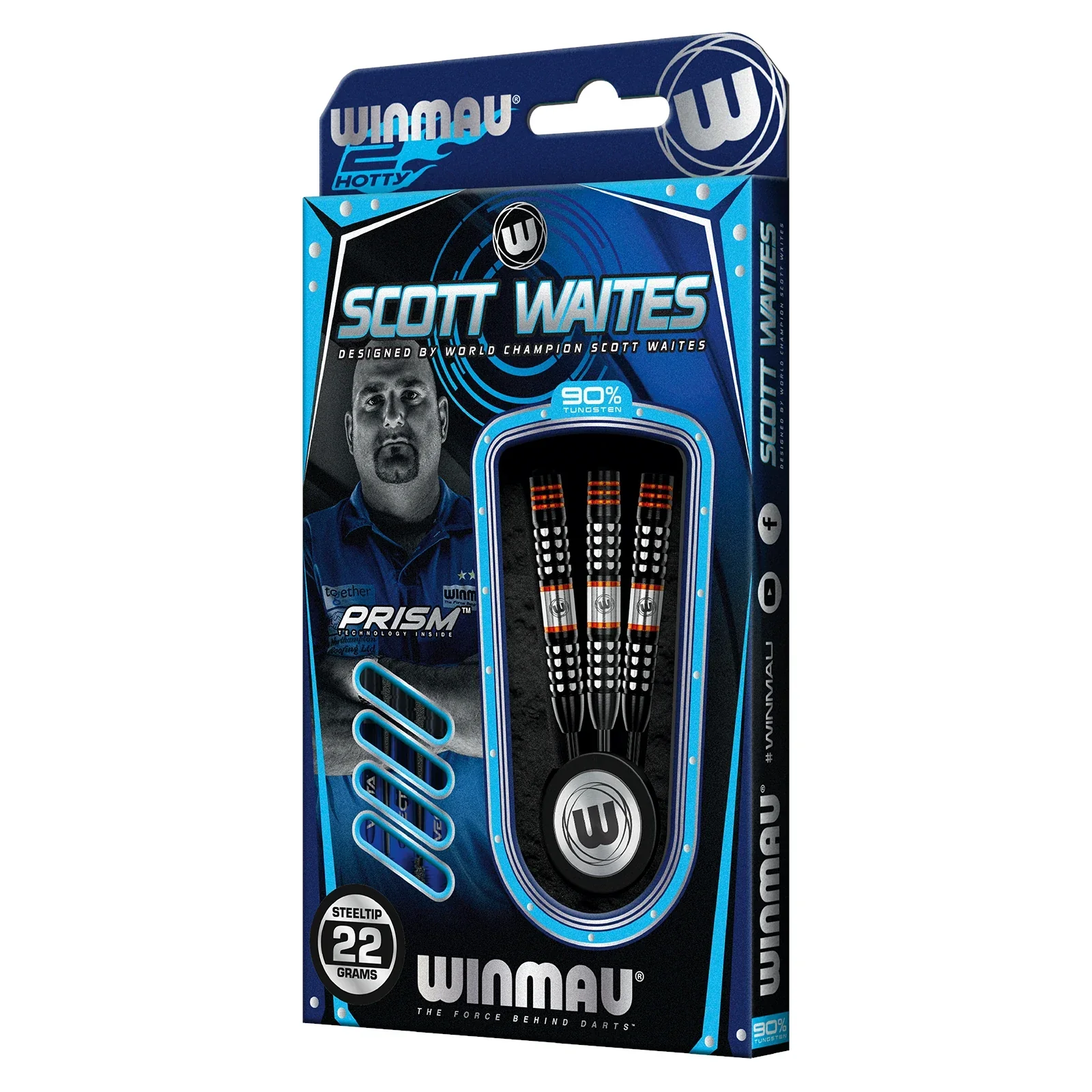 Winmau Scott Waites 90% Tungsten 22g Darts - Image 3