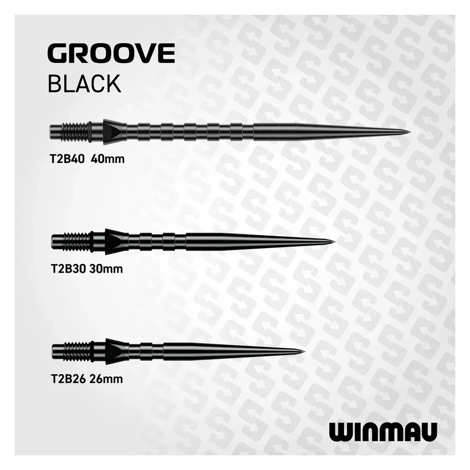 Winmau Switch Point Groove Black - Image 3
