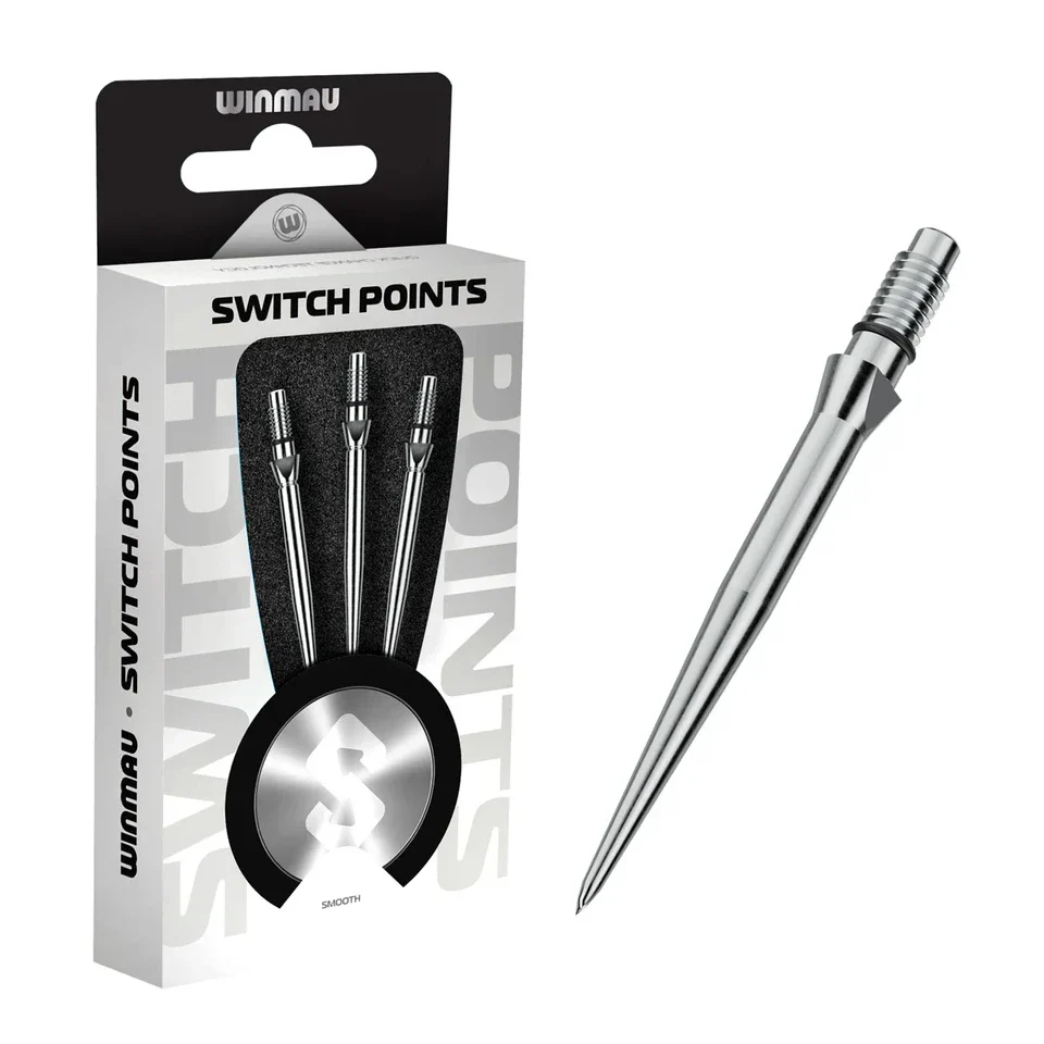 Winmau Switch Point Smooth Silver Effect - Image 3